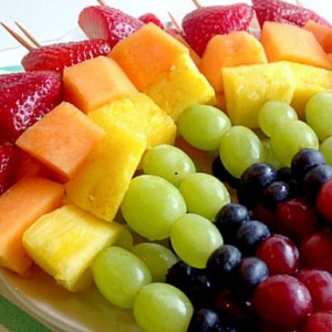 fruit kebab platters