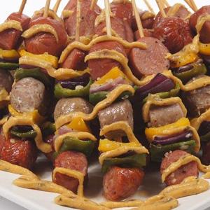 sausage bite platter