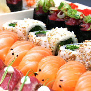 sushi platter